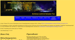 Desktop Screenshot of kunst-licht-ton.de